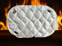 Low Thermal Conductivity Quilted Silica Insulation Felt Heat-Resistant Pad for Home Appliances