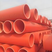 Orange MPP Trenchless Direct Buried Cable Protection Electric Threading Jacking Supporting Pipe