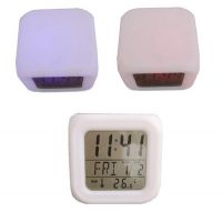 Sell unique  LED Color Changed Calendar Clock