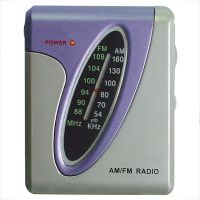 Sell inner antenna FM/AM two band radio with earphone(2088)