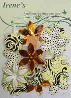 Sell Wedding Flower Craft Set (20), Gold / Cream