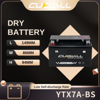 YTX7A-BS AGM DRY Motorcycle Battery SMF Scooter Battery 12V7ah