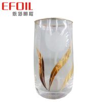 Excellent Adhesion Washing Resistance Various Color Glass Cup Hot Stamping Foil