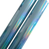 Excellent Adhesion Rub Abrasion Resistance Light Blue Rainbow Hot Stamping Foil