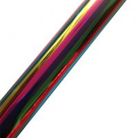 Factory Directly Wholesale Customized Size Straight Line Multi Color Hot Stamping Foil