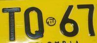 Excellent Adhesion Washing Resistance Car License Plate Black Pigment Hot Stamping Foil Rolls