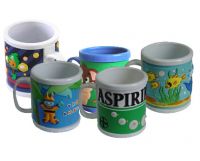 Sell plastic mug, promotional cups