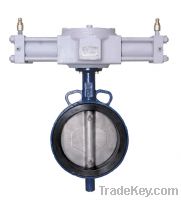 Sell Rubber Lined Butterfly Valves Hydraulic Operator