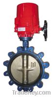 Sell Rubber Lined Butterfly valve Electric Motor Operator