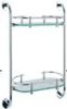 Sell bathroom accessories(double glass shelf)
