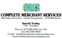 Internet credit card processing