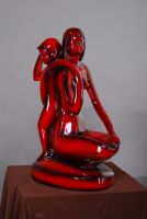 sculpture-mother's love abstract art