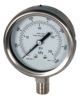 all stainless steel pressue gauge
