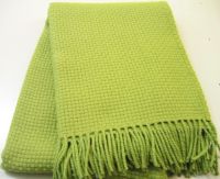 Sell woolen plaids , blankets , stock
