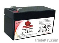 Sell sealed rechargeable battery 12V1.2AH for emegency lights