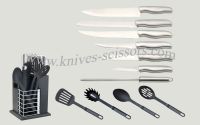 Sell 12pcs knives set & kitchen utensils (KK015-2)