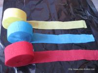Sell solid color crepe paper streamer