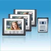 Sell 7" Color video doorphone with one outdoor unit & three monitors