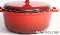 Sell cast iron cookware coated with enamel