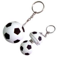 Sell Soccer Shape USB drive with keychain