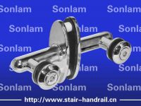 stair glass clamp