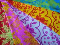 Sell 100% silk printed fabrics for lady's garment