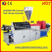 Sell SJSZ80/156 Conical Double Screw Extruder