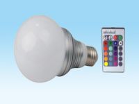 Sell LED RGB Changeable bulb E27 3W