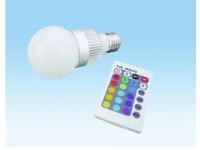 Sell led rgb bulb E27/E14-5W