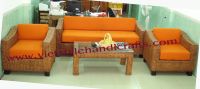Sell set of rattan sofa