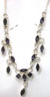 Sell iolite sterling silver necklace