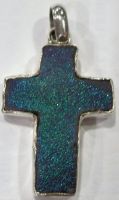 Sell druzy cross pendant