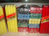 Sell white or colored wax household daily candles