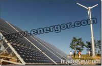 HAWT & Solar Hybrid Energy System