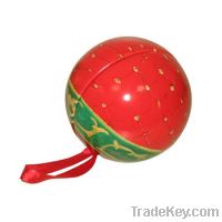 Sell christmas tin box/ christmas tin ball