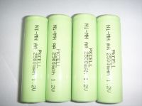 Sell NiMh Rechargeable Battery AA2500mah