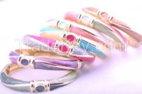 2015 novelty enamel bangle, fashion metal bangle, best promotional gift