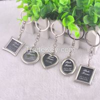 keychain with photo frame, photo frame keychain