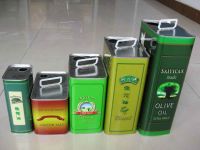Sell oilve oil tin cans