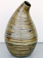 spun bamboo vase