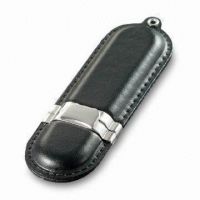 Sell leather flash driver--black