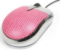 Sell wired leather optical mouse