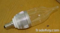 Sell clear type LED candle G45 3W with tail