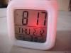 Sell competitive color changing alarm calendar temperature clock