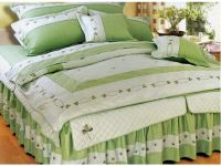 Sell 4Pcs Bedding Set(100% cotton with embroidery)
