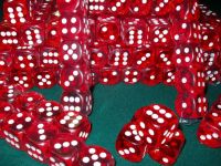 Red Playing Dice for Sale