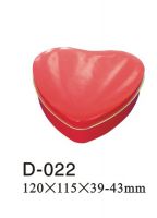 Sell heart shaped tin box