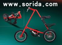 Sell folding strida bike in Red color