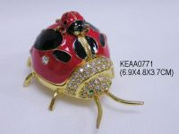 Sell ladybug jewelry box KEAA0771