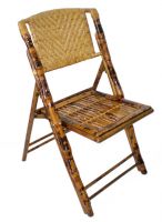 Sell  Bamboo Folding Chair Cane Back